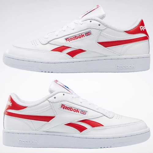 Club C Revenge Shoes - Ftwr White / Vector Red / Ftwr White | Reebok