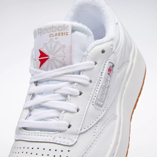 Club C Double Women's Shoes - White / Reebok Rubber Gum-07 / White