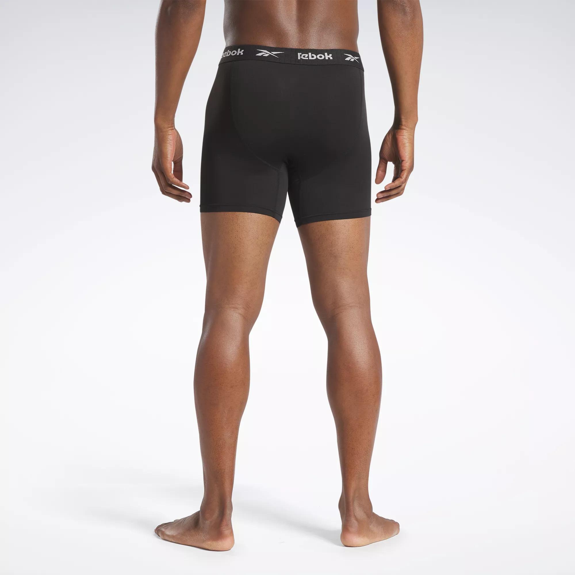 Reebok Men's Underwear - Performance Boxer Briefs (8 Pack), Size