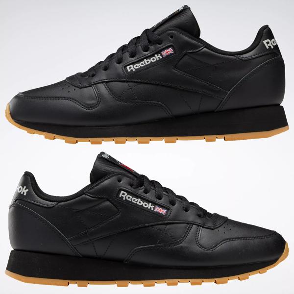 Black shops reebok trainers