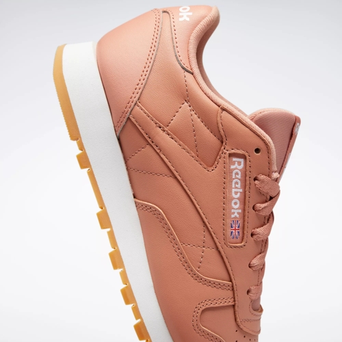 Classic Leather Shoes - Canyon Coral Mel / Canyon Coral Mel / Ftwr White |  Reebok