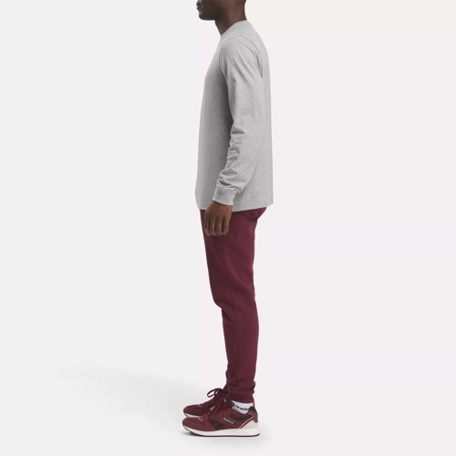 Reebok Classic cotton joggers SV Pant brown color