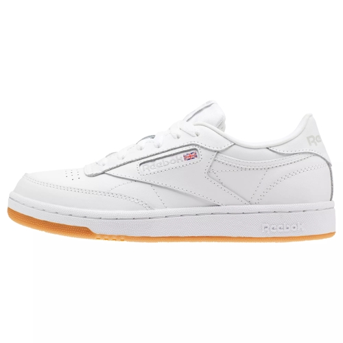 Reebok club c gs trainers hot sale white gum