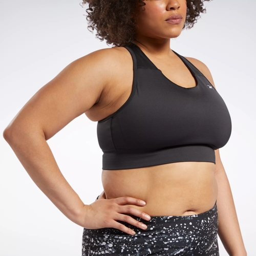Women's Sport Bra Fitness Bralette, Underwire Yoga Crop Tops Running Bra,  Double-Layer High Impact Plus Size Underwear (Color : Orange, Size : 46C)