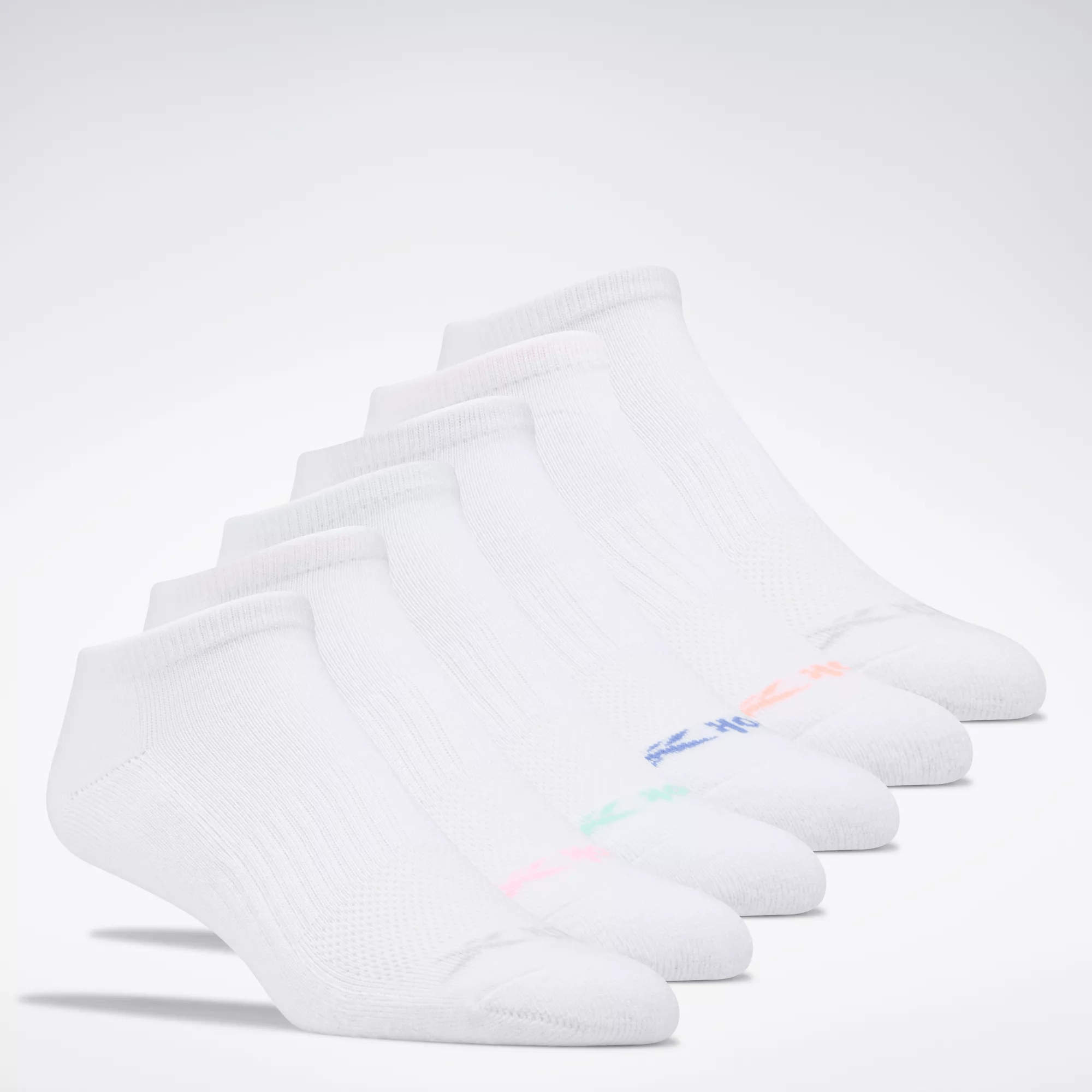 Reebok Basic Low-cut Socks 6 Pairs In White