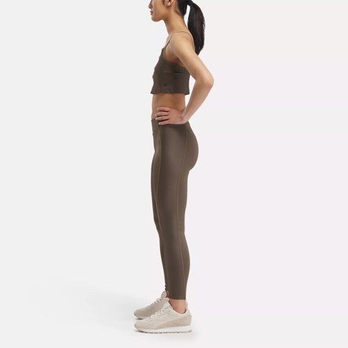 Reebok Yoga High-Waisted Performance Rib Leggings (Plus Size) 4X SHORT  Sedona Rose