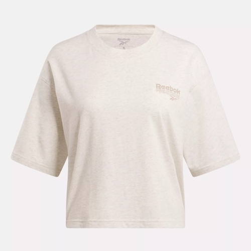 Reebok Identity Long-Sleeve T-Shirt in Grout F23