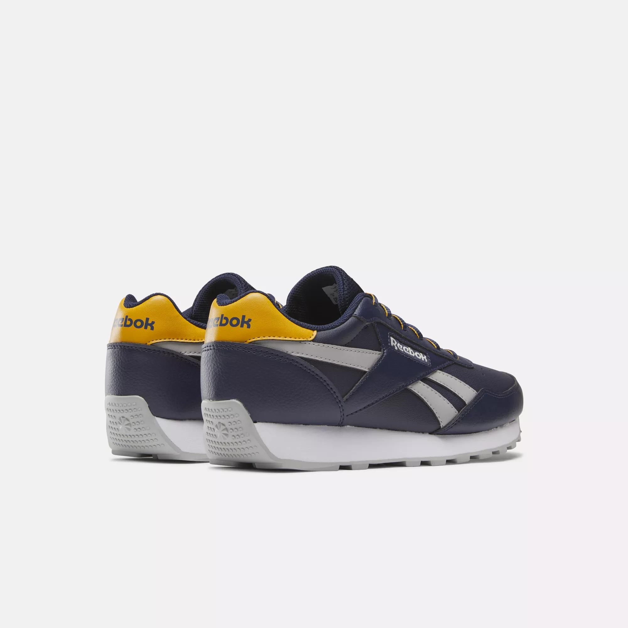 Rewind Run Shoes - Navy Retro Gold / Pure Grey 3 | Reebok