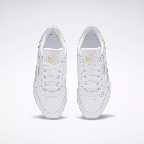 White Classic Leather Shoes White Ftwr / | Soft Ecru Women\'s - / Ftwr Reebok