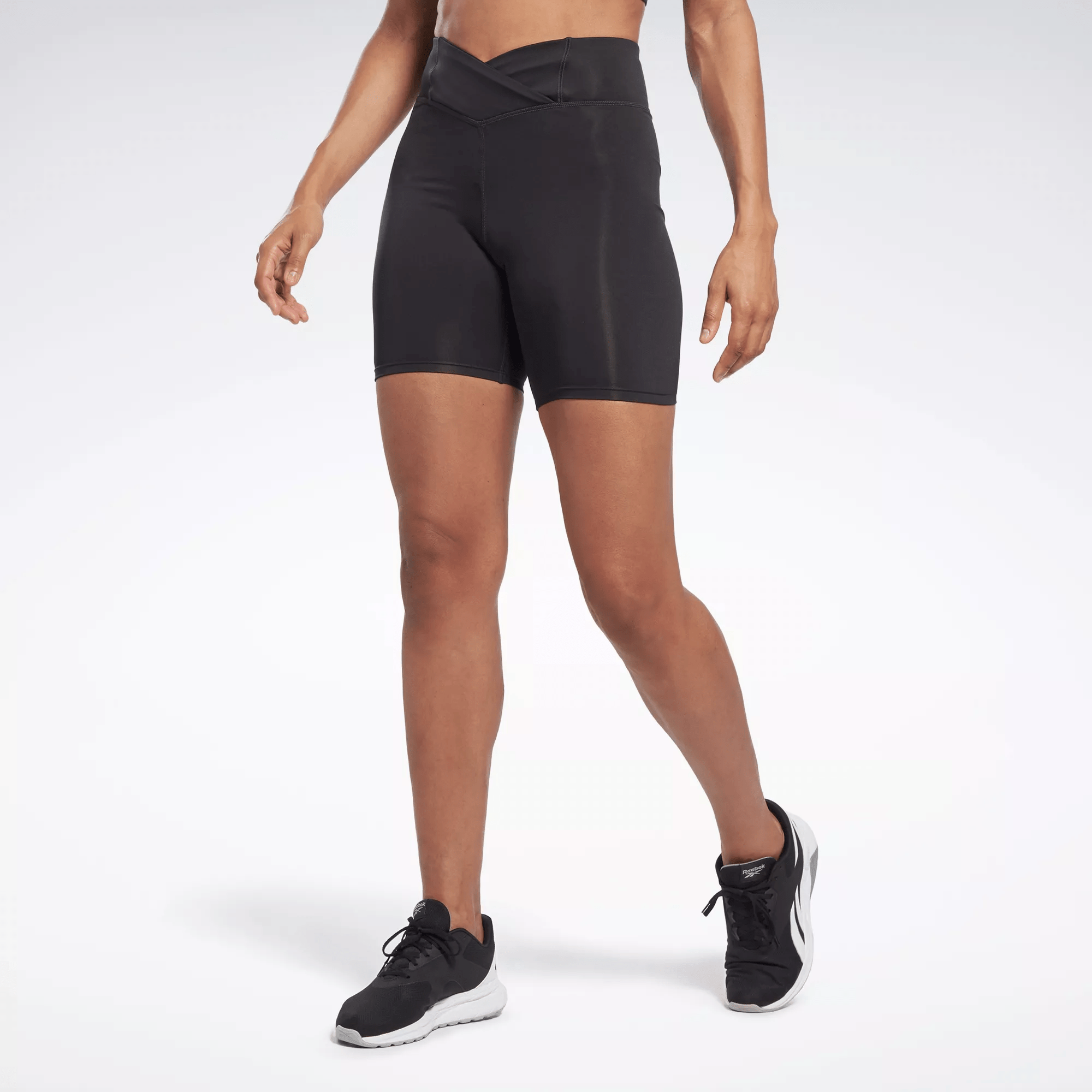 Reebok Workout Ready Basic Bike Shorts In Black