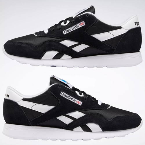 Hick aankomst veld Classic Nylon Men's Shoes - Black / Black / White | Reebok