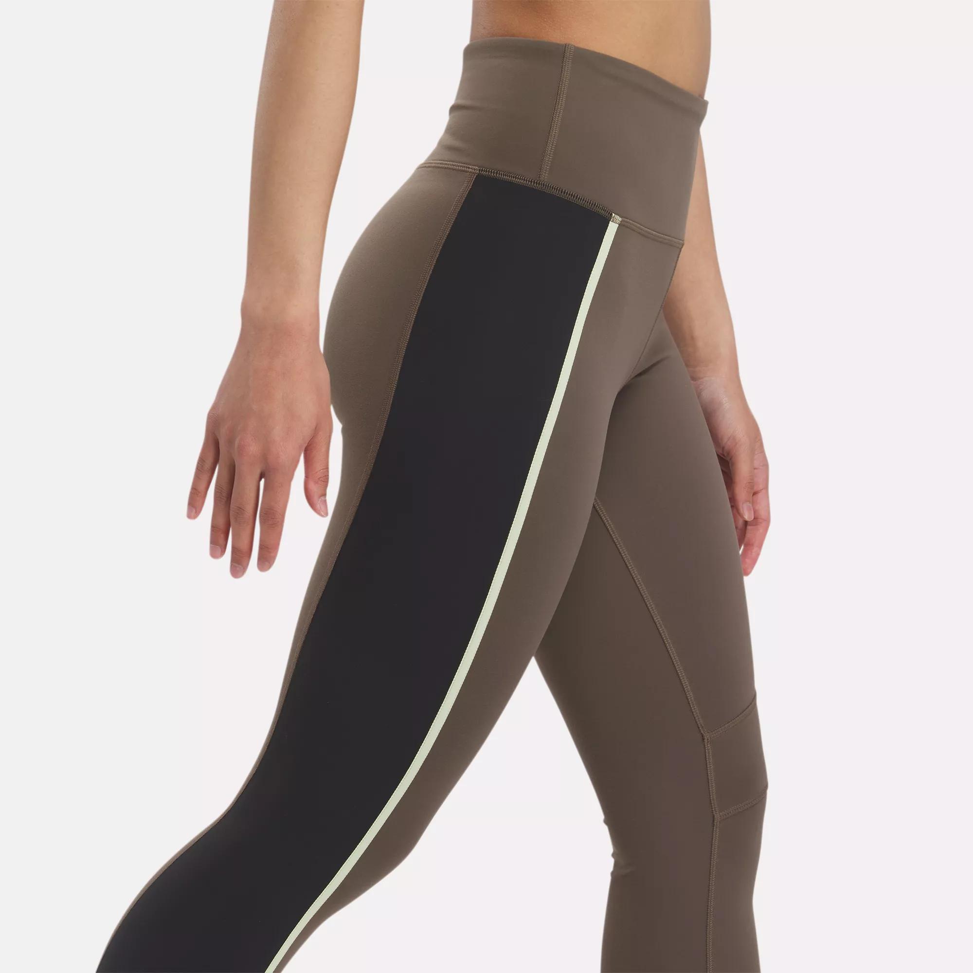 reebok speedwick color block legging