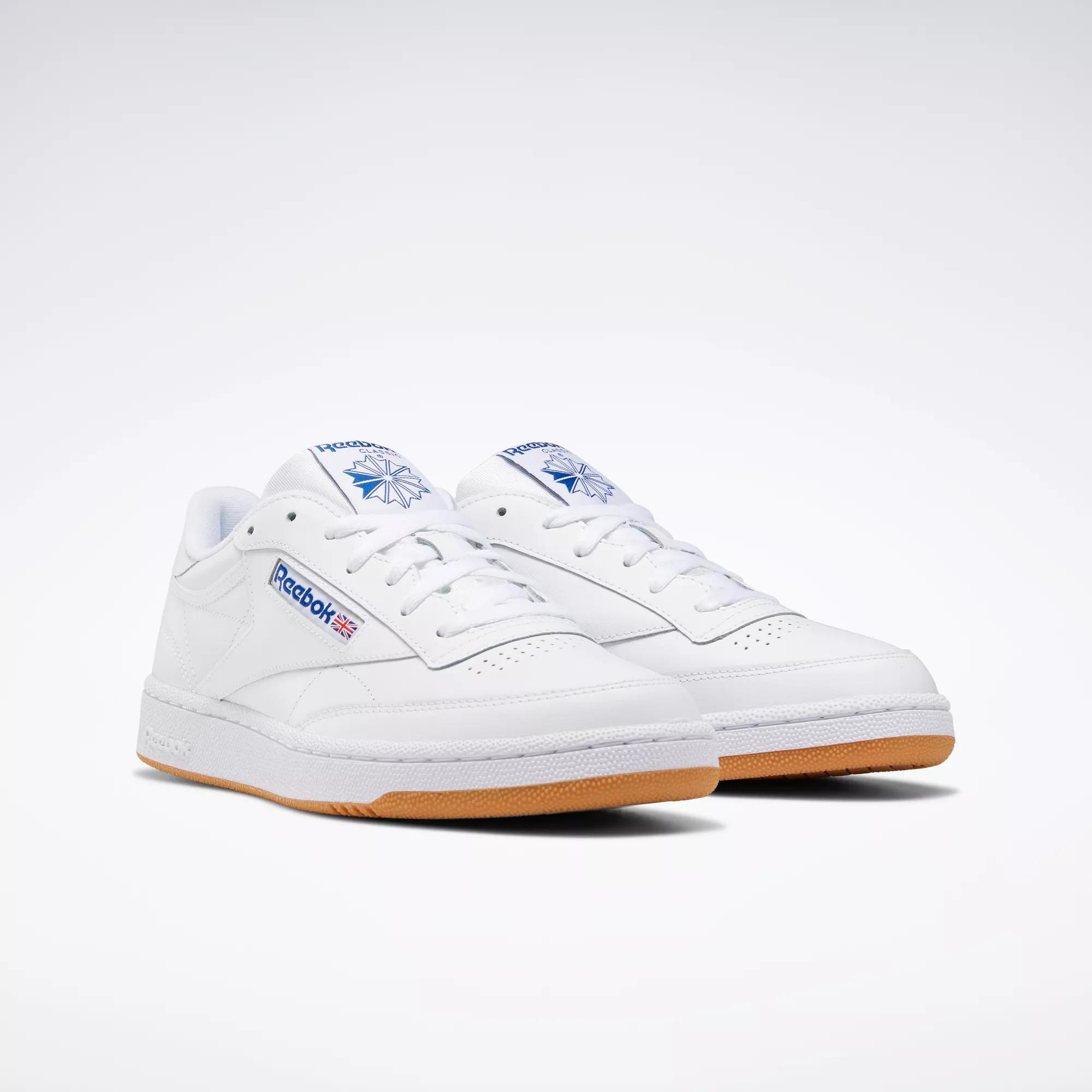 Club C 85 Shoes White / Royal / Gum | Reebok