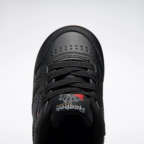 Black reebok classic kids sale