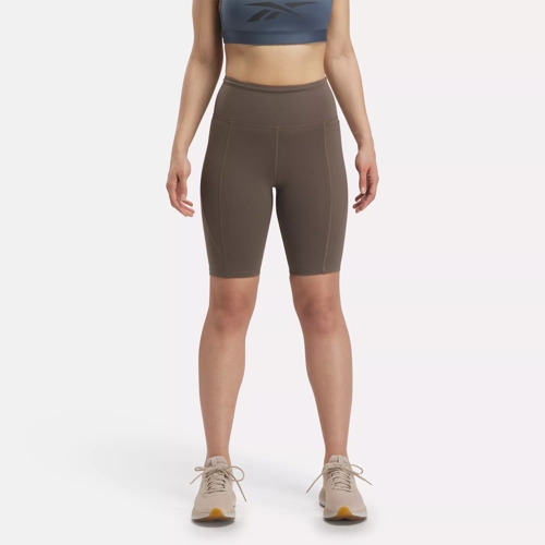 Reebok Women's Everyday High-Waisted Bike Shorts with Pockets