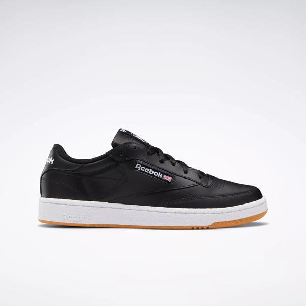 falskhed flugt kravle Club C 85 Men's Shoes - Black / White / Gum | Reebok