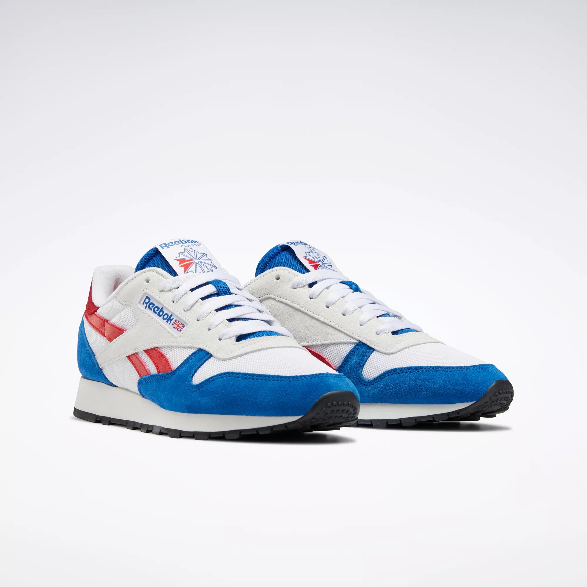 Classic Leather Make It Yours Shoes - Vector Blue / Ftwr / Vector Red | Reebok