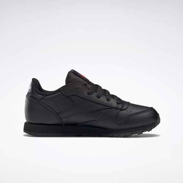 Reebok Black Classic Leather Trainers