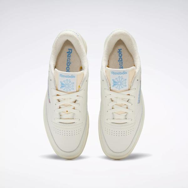 Club C 85 Vintage Shoes - Chalk / Alabaster / Essential Blue | Reebok