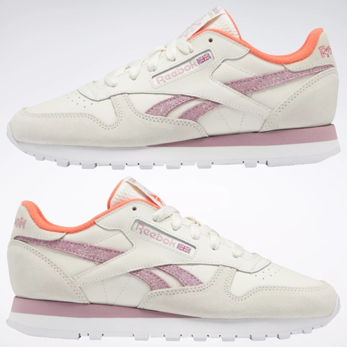 malm hack punktum Classic Leather Women's Shoes - Chalk / Infused Lilac / Ftwr White | Reebok