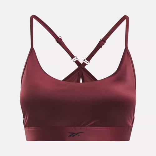 Strappy Sports Bra in Royal Plum • Impressions Online Boutique