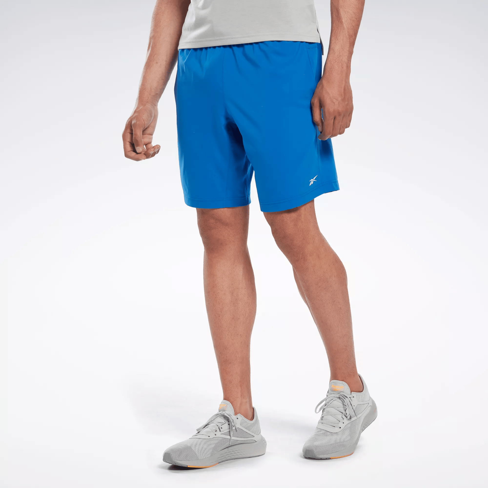 Shop Reebok Men's Workout Ready Shorts In Blue