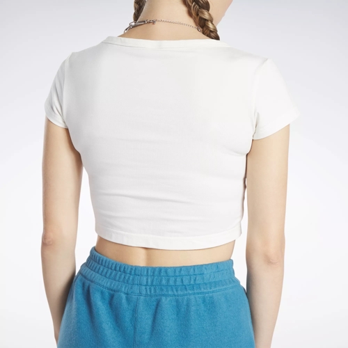 Reebok store crop tee