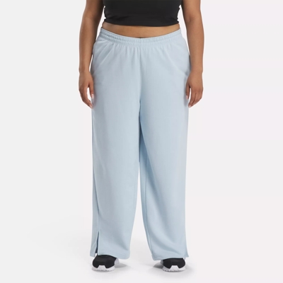 Reebok Classics Reverse Fleece Wide Leg Pants (plus Size) Womens