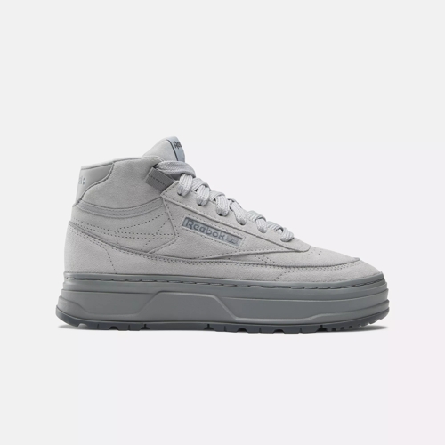 Club C Geo Mid Shoes - Pure Grey 3 / Pure Grey 5 / Pure Grey