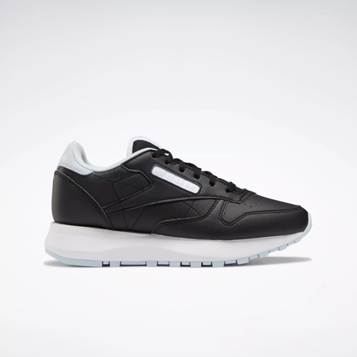 Contar estropeado Comportamiento Classic Leather SP Shoes - Grade School - Core Black / Glass Blue / Ftwr  White | Reebok