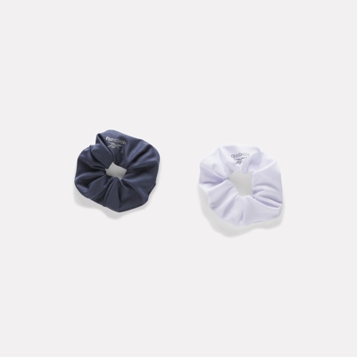 2 Piece Nylon Scrunchie - Black & White