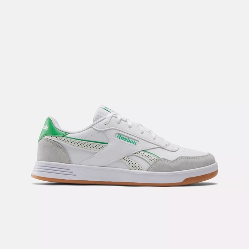 Reebok Court Advance Shoes Ftwr White Sport Green Pure Grey 2 Reebok