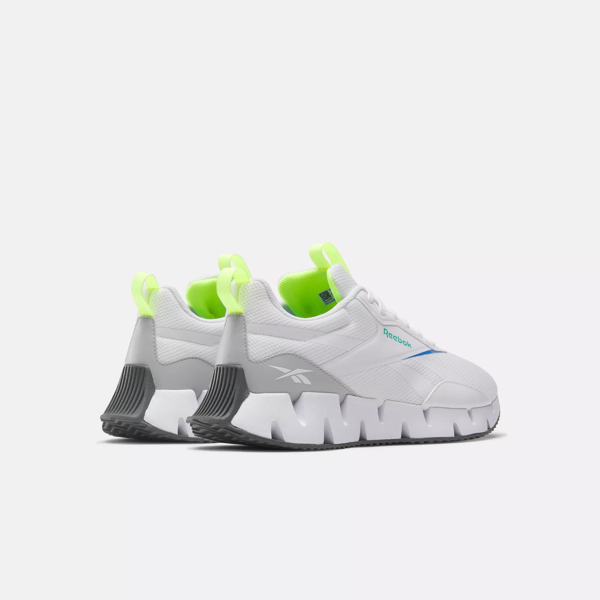 Zig Dynamica STR Shoes White Grey 1 Unleashed Green Reebok