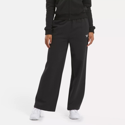 Reebok Identity Small Logo Fleece Wide Leg Pants