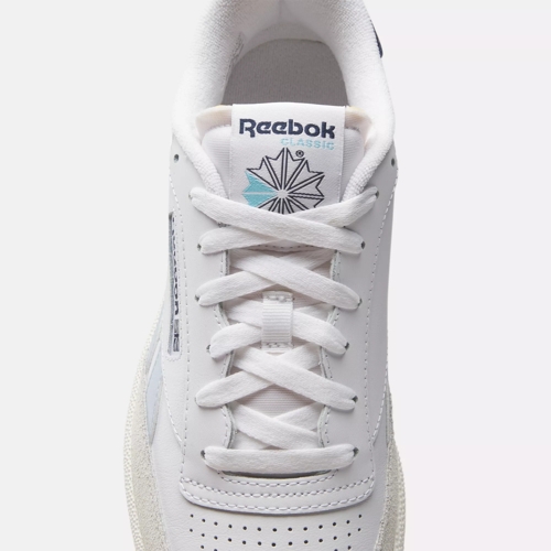 Reebok Club C Revenge Trainers White/Navy - 80s Casual Classics