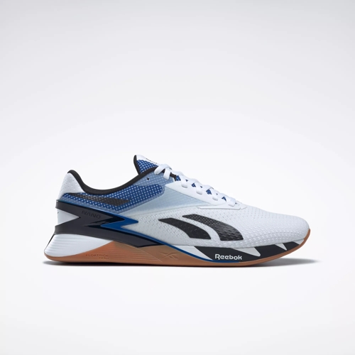 Nano X3 Training Shoes - Ftwr White / Glen Green / Vector Blue | Reebok