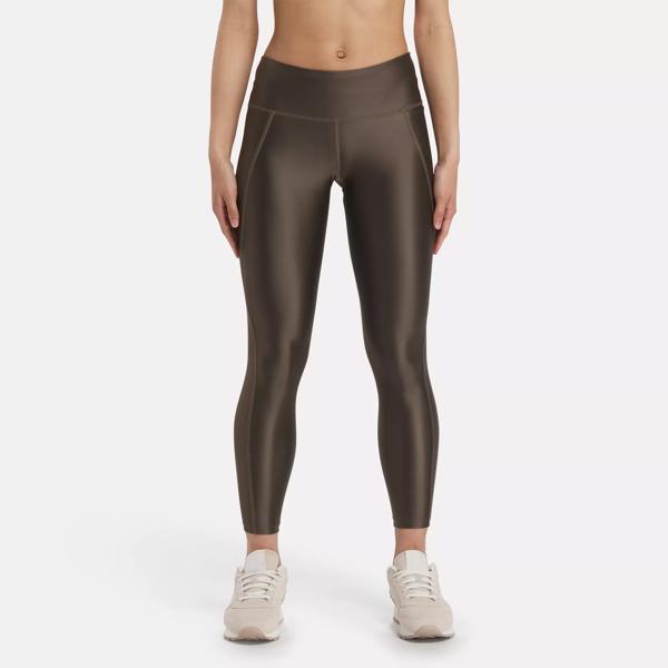 Reebok Lux Shine High-rise Leggings (plus Size) in Red