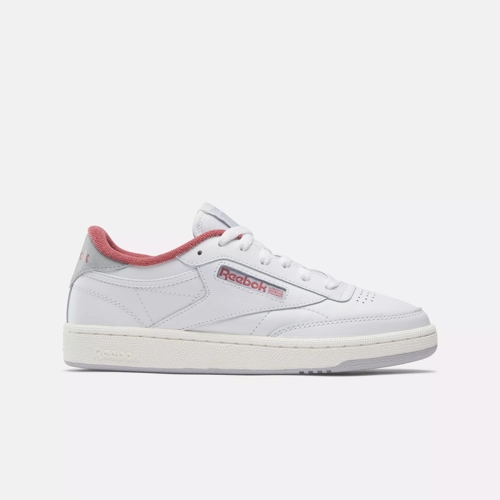 Reebok Women's Club C 85 in White/Sheer Grey