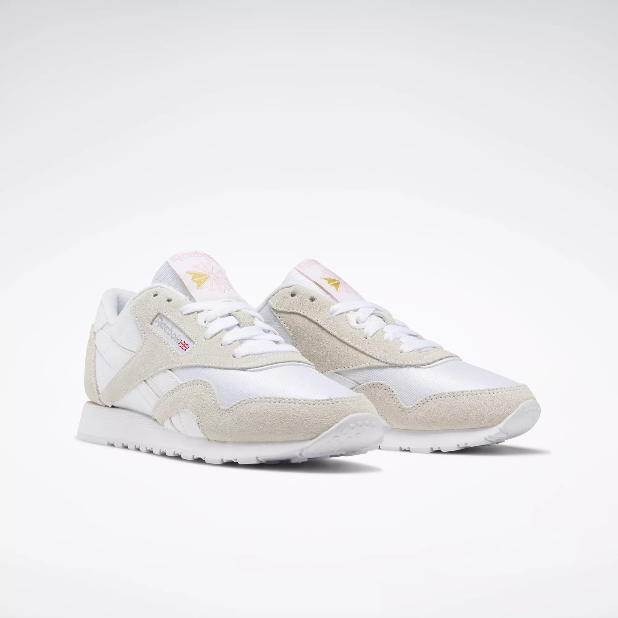 Classic Nylon Women's Shoes - White White Light Grey | Reebok