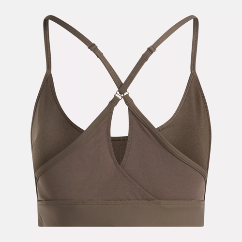 Lux Strappy Sports Bra - Grout