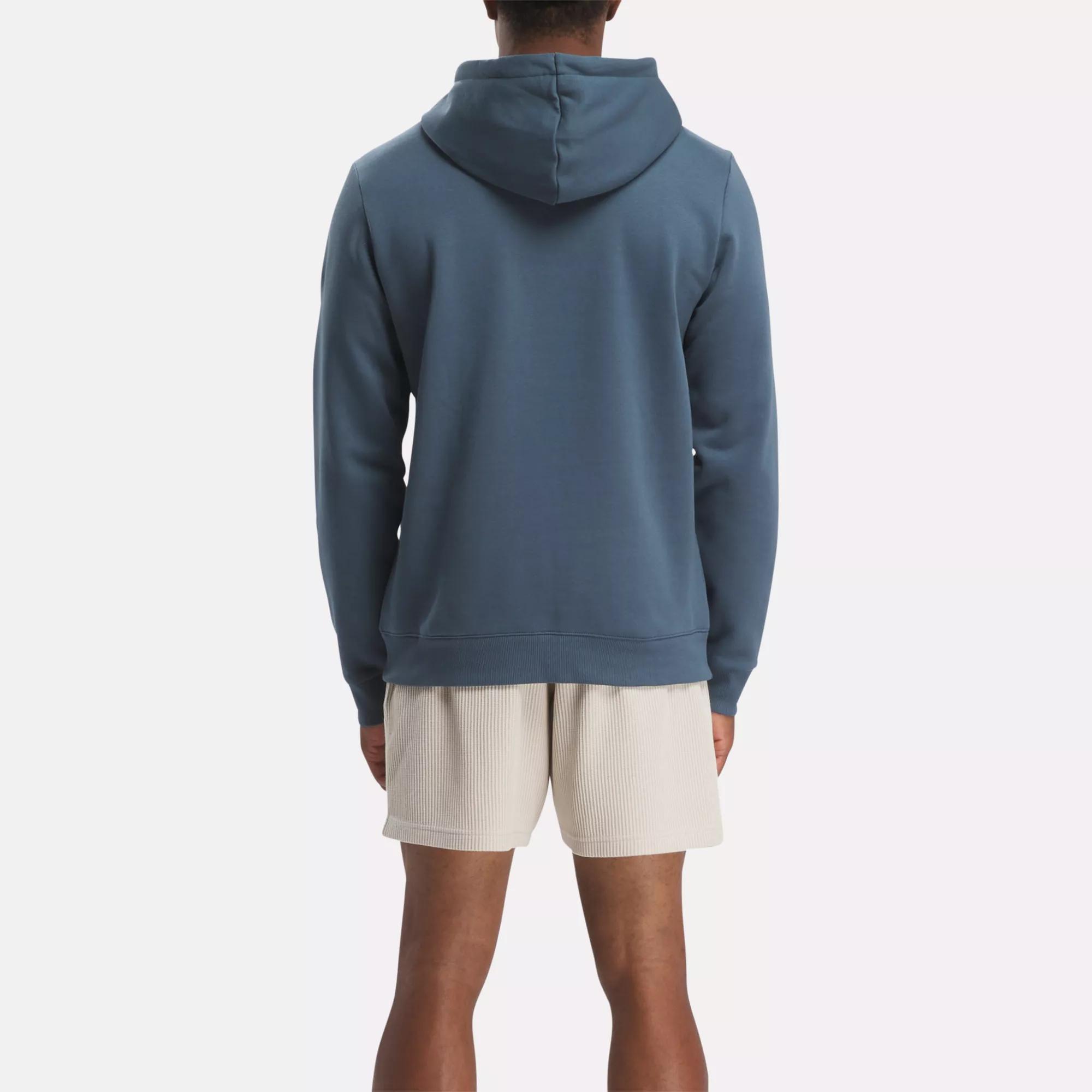 Reebok Identity Fleece Over-the-Head Hoodie - Hoops | Blue Reebok