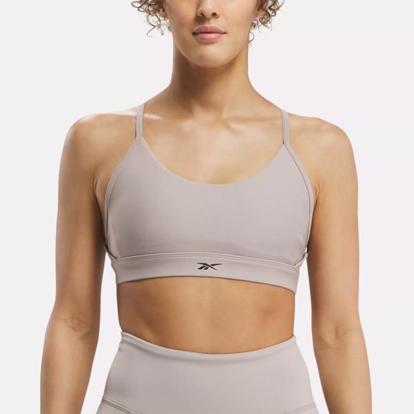 リーボック Reebok Womens Strappy Sports Bra Blue Small レディース