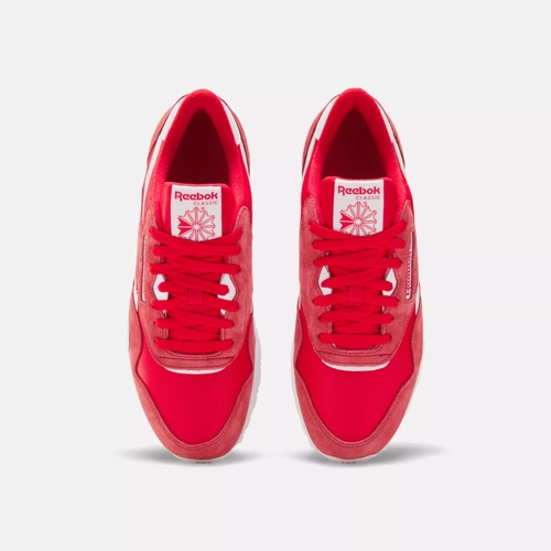 Classic Nylon Shoes Vector Red Ftwr White Vector Red Reebok