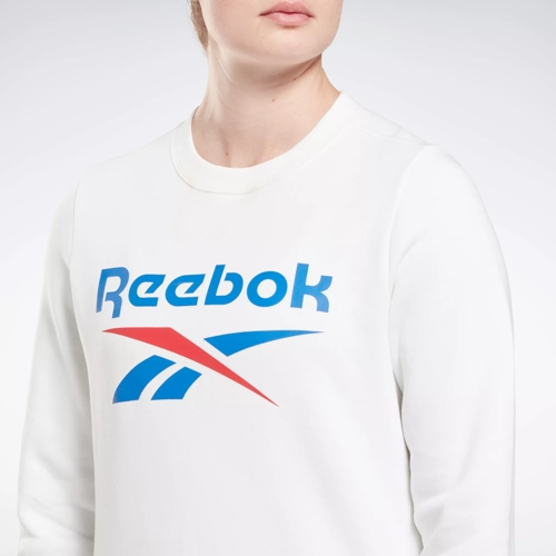 Reebok Apparel Women Myt Crew Sweatshirt White