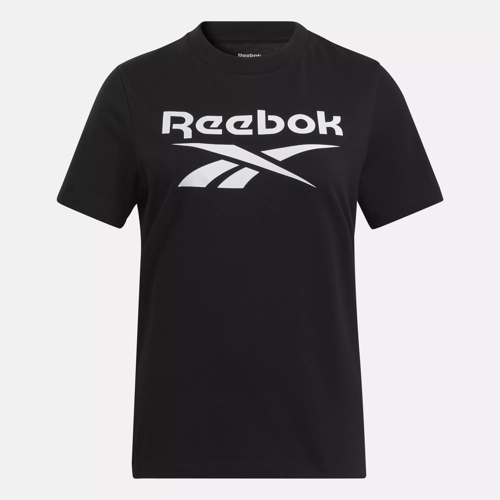 Reebok logo hot sale black