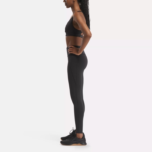 Reebok Women Lux High-Waisted Leggings, Black