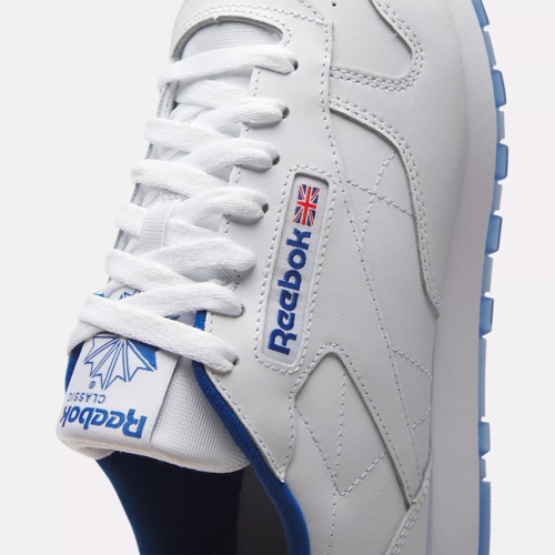 Reebok with blue store sole