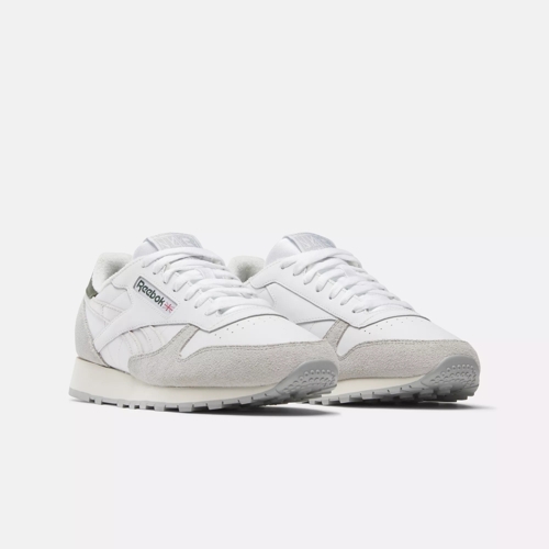 Classic Leather Shoes - White / Steely Fog / Pure Grey 3 |