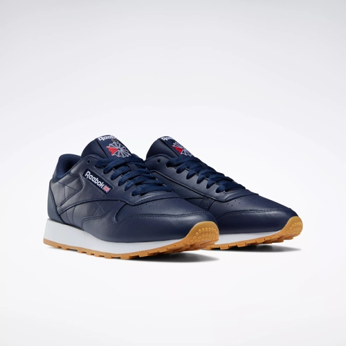 Classic Leather Shoes / Rubber White - / Reebok Vector Navy Reebok Gum-03 Ftwr 