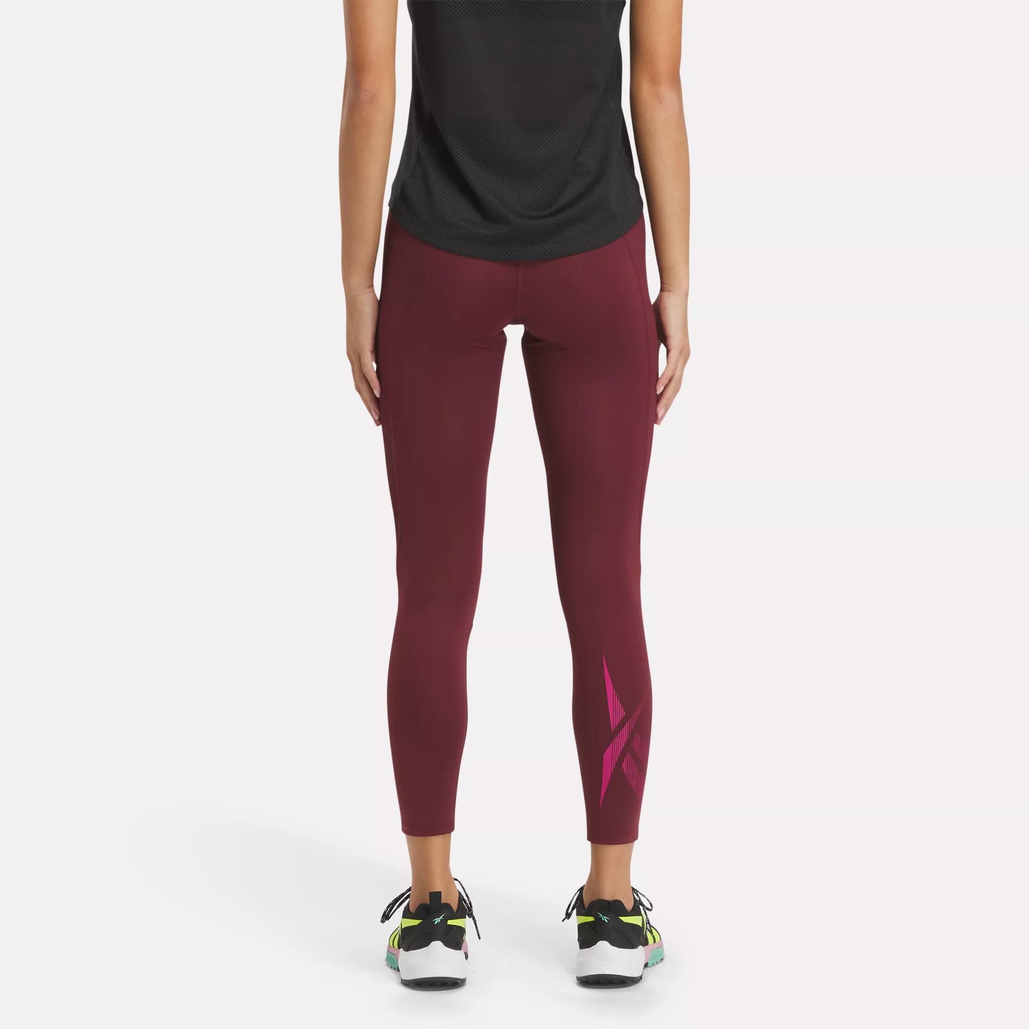 Calça Legging Reebok Vector Feminina Preta - FutFanatics